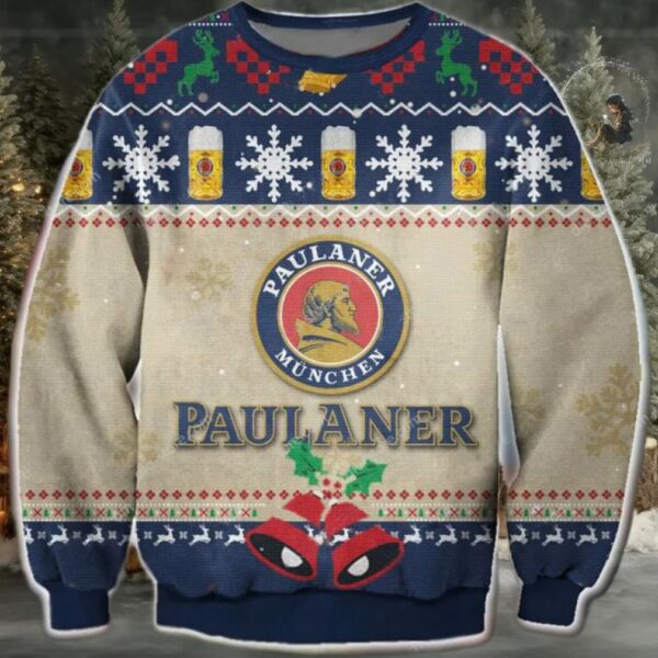 Paulaner Christmas Jingle Bell Ugly Sweater