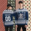 The Grinch Claus Dallas Cowboys Blue Mens Christmas Ugly Sweater