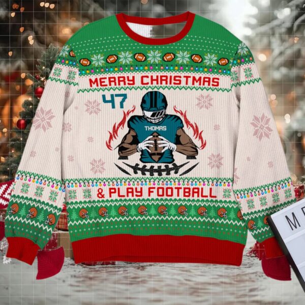 Personalized Gifts For American Football Lovers Ugly Sweater 01Qnqn051024 Moderntees