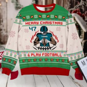 Personalized Gifts For American Football Lovers Ugly Sweater 01Qnqn051024 Moderntees