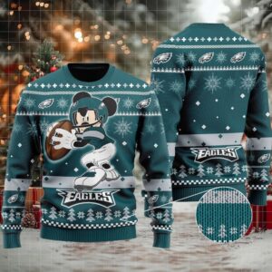 Philadelphia Eagles Mickey Mouse Ugly Sweater 187 L1Mth0226 Xm Moderntees