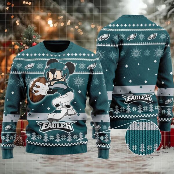 Philadelphia Eagles Mickey Mouse Ugly Sweater 187 L1Mth0226 Xm Moderntees
