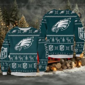 Philadelphia Eagles Ugly Sweater Christmas 3D Sweater Moderntees