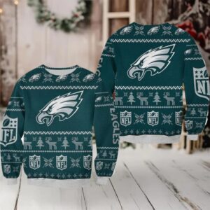 Philadelphia Eagles Ugly Sweater Christmas 3D Sweater Moderntees
