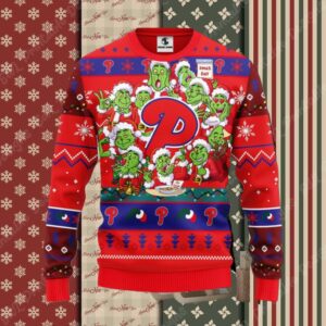 Philadelphia Phillies 12 Grinch Xmas Day