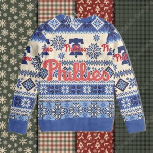 Philadelphia Phillies Logo Snowny Ugly Christmas