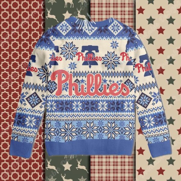 Philadelphia Phillies Logo Snowny Ugly Christmas