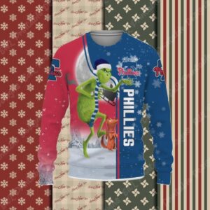 Philadelphia Phillies MLB Funny Grinch Ugly