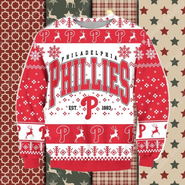 Philadelphia Phillies Ugly Christmas Sweater