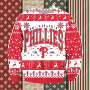 Philadelphia Phillies Ugly Christmas Sweater