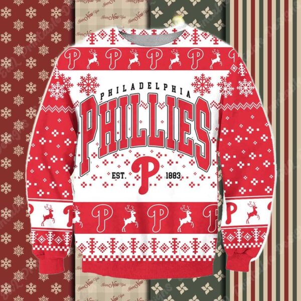 Philadelphia Phillies Ugly Christmas Sweater
