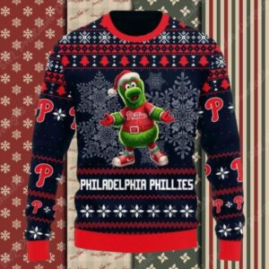 Phillie Phanatic Phillies Ugly Christmas Sweater