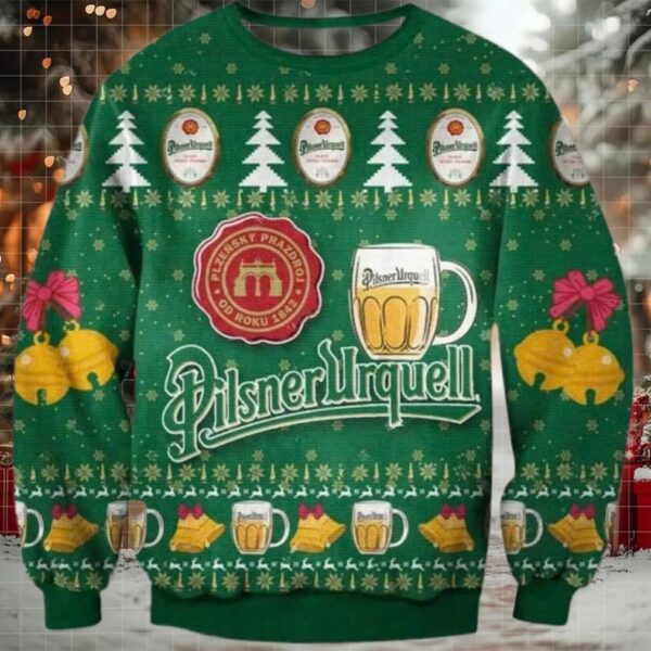 Pilsner Urquell Christmas Reindeer Ugly Sweater