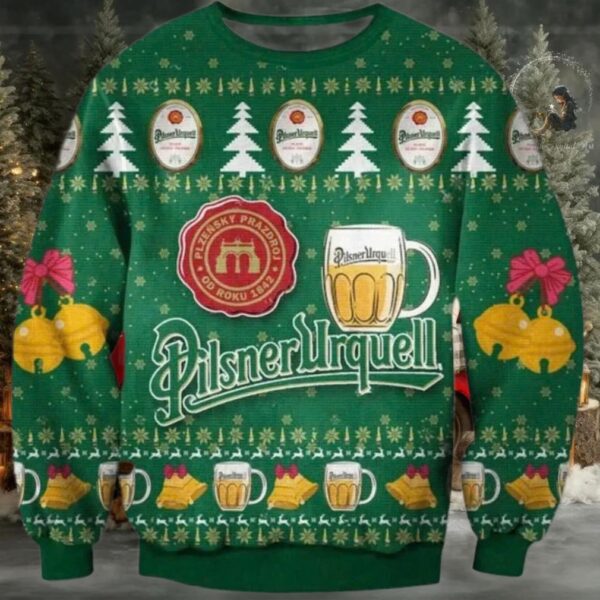 Pilsner Urquell Christmas Reindeer Ugly Sweater