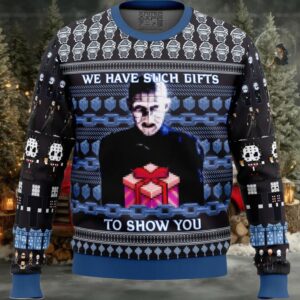 Pinhead Hellraiser Ugly Christmas Sweater