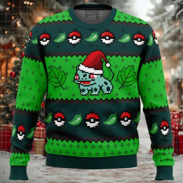Pokemon Bulbasaur Ugly Christmas Sweater