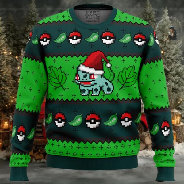 Pokemon Bulbasaur Ugly Christmas Sweater