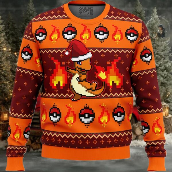 Pokemon Charmander Ugly Christmas Sweater