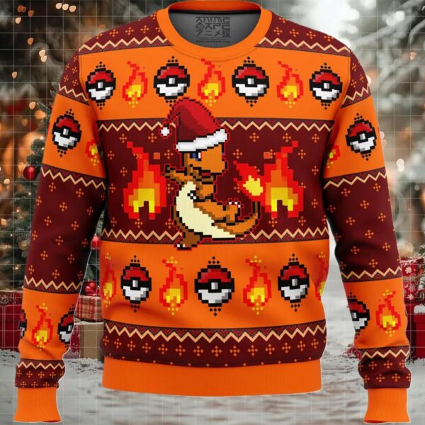Pokemon Charmander Ugly Christmas Sweater