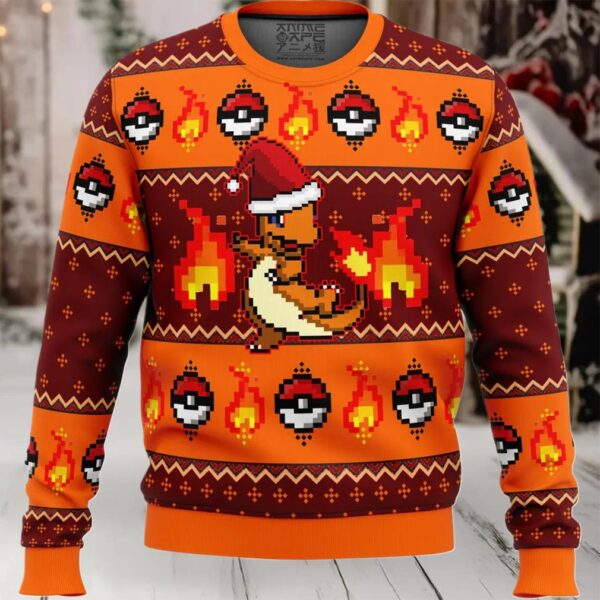 Pokemon Charmander Ugly Christmas Sweater