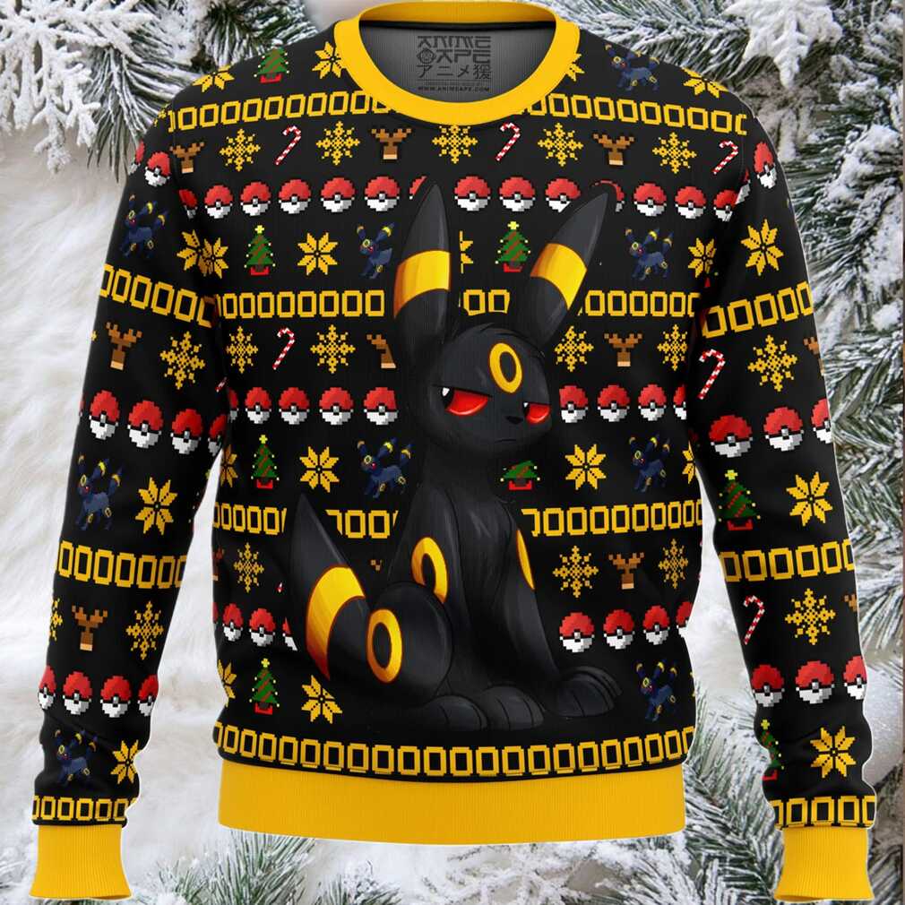 Pokemon Christmas Umbreon Ugly Christmas Sweater