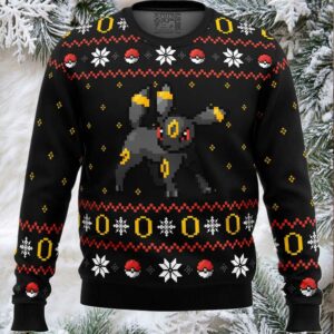 Pokemon Ring of Umbreon Ugly Christmas Sweater