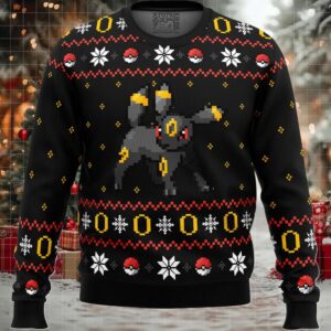 Pokemon Ring of Umbreon Ugly Christmas Sweater