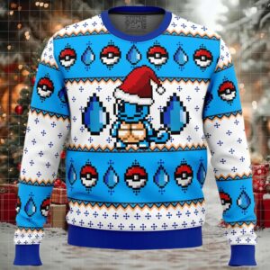 Pokemon Squirtle Ugly Christmas Sweater