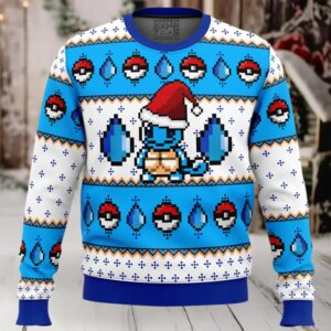 Pokemon Squirtle Ugly Christmas Sweater