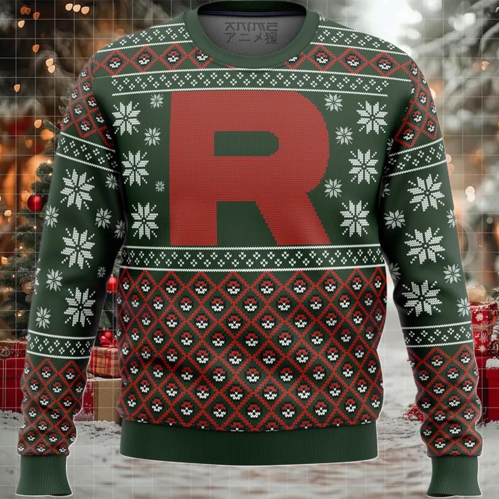 Pokemon Team Rocket Ugly Christmas Sweater Image 2