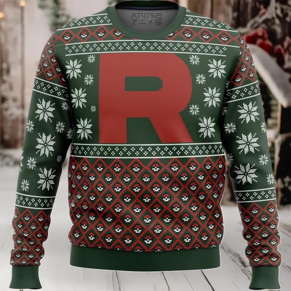 Pokemon Team Rocket Ugly Christmas Sweater Pokemon Team Rocket Ugly Christmas Sweater