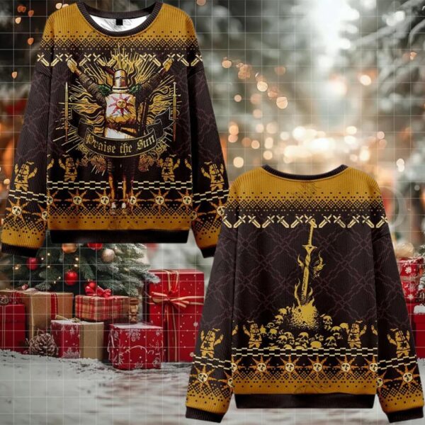 Praise the Sun Ugly Sweater 2025 Christmas