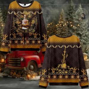 Praise the Sun Ugly Sweater 2025 Christmas