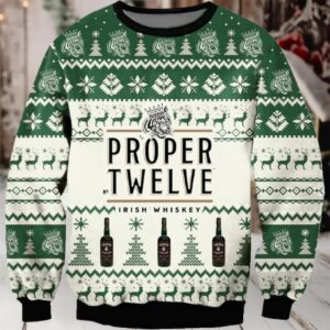 Proper Twelve Christmas Ugly Sweater