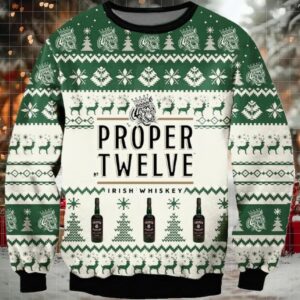 Proper Twelve Christmas Ugly Sweater