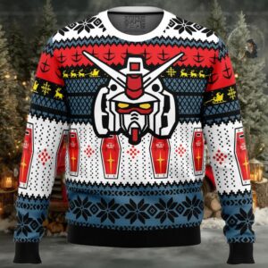 RX 78 Gundam Ugly Christmas Sweater