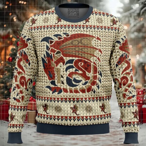 Rathalos Monster Hunter Ugly Christmas Sweater