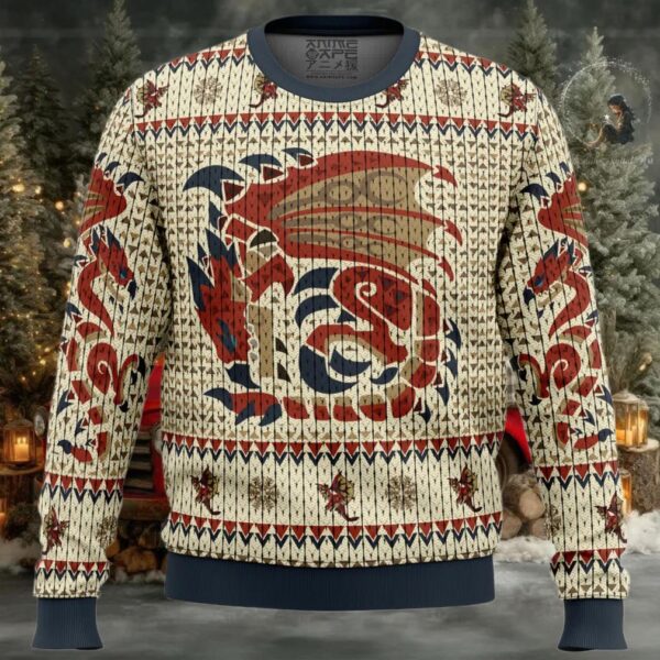Rathalos Monster Hunter Ugly Christmas Sweater