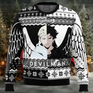 Rival Devilman Crybaby Ugly Christmas Sweaters