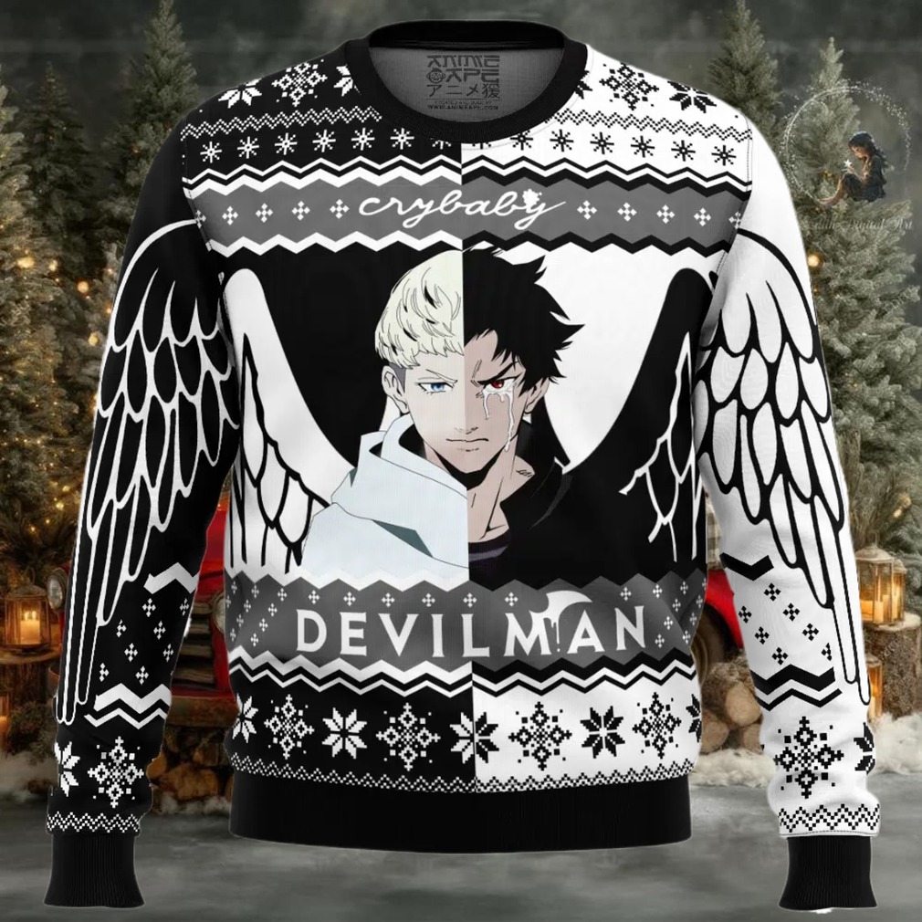 Rival Devilman Crybaby Ugly Christmas Sweaters Image 2