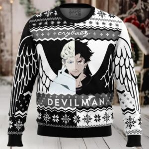 Rival Devilman Crybaby Ugly Christmas Sweaters