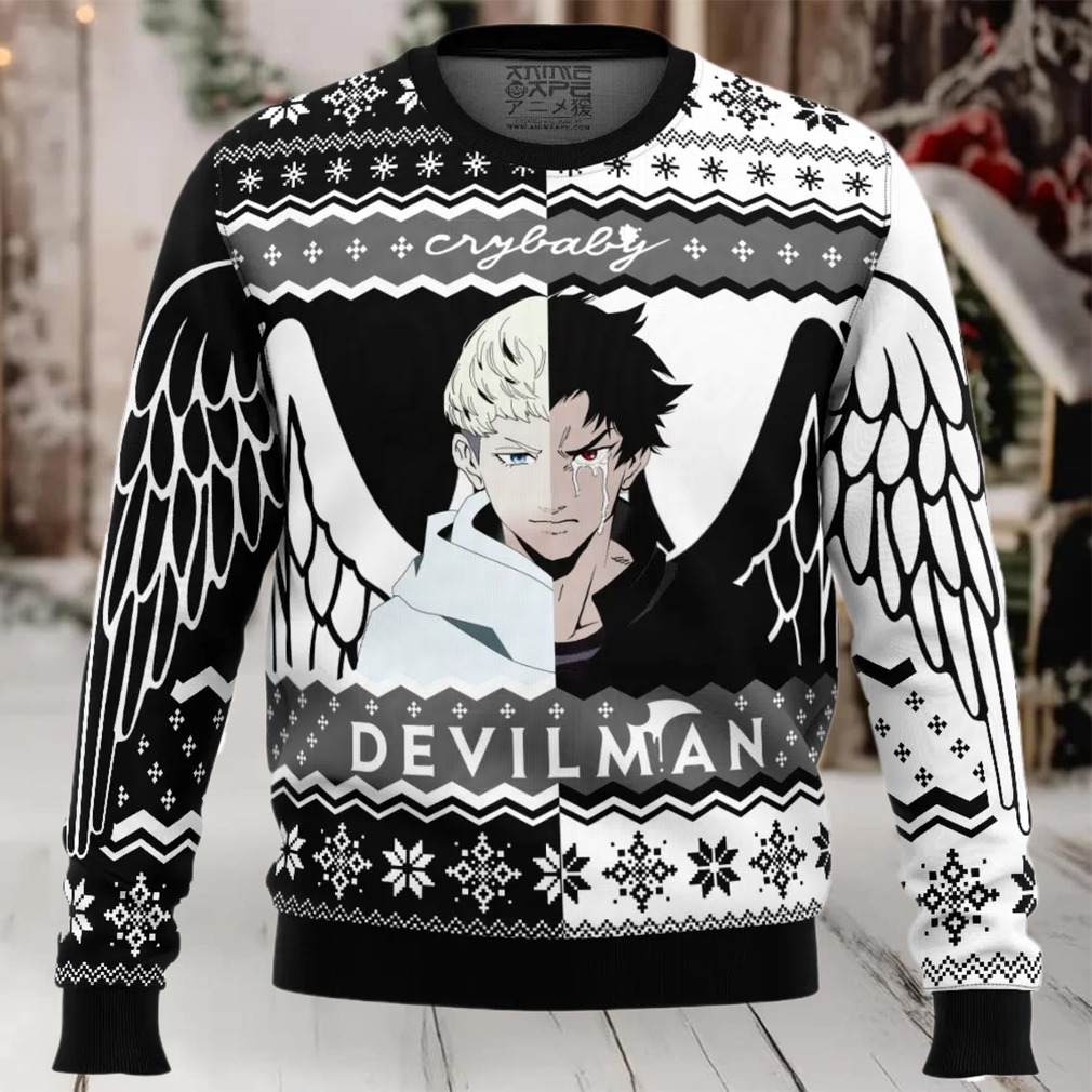 Rival Devilman Crybaby Ugly Christmas Sweaters Rival Devilman Crybaby Ugly Christmas Sweaters