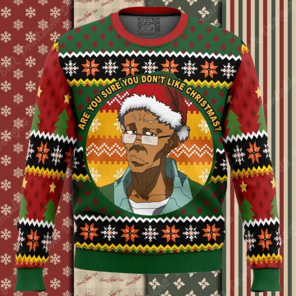 Robert Jebediah Freeman the Boondocks Ugly Christmas Sweater