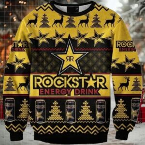 Rockstar Christmas Ugly Sweater