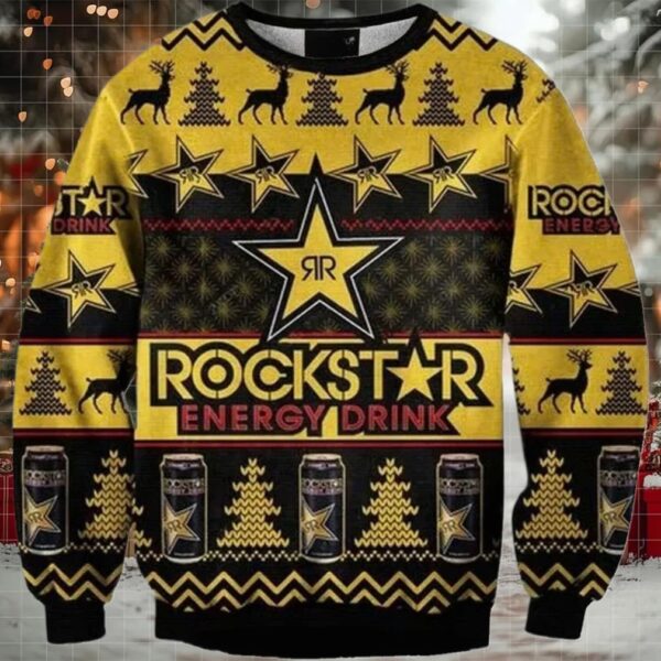 Rockstar Christmas Ugly Sweater