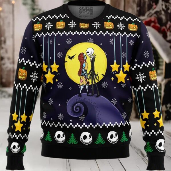 Romantic Nightmare The Nightmare Before Christmas Ugly Christmas Sweater