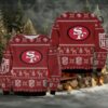 Nfl San Francisco 49Ers Golden Skull Christmas Ugly Sweater Moderntees