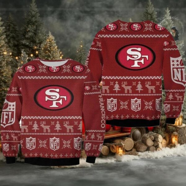 San Francisco 49Ers Ugly Sweater Christmas 3D Sweater Moderntees
