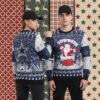 The Grinch Dallas Cowboys Blue Cool Christmas Ugly Sweater