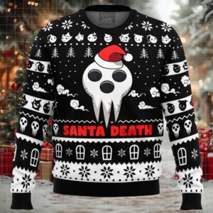 Santa Death Soul Eater Ugly Christmas Sweater